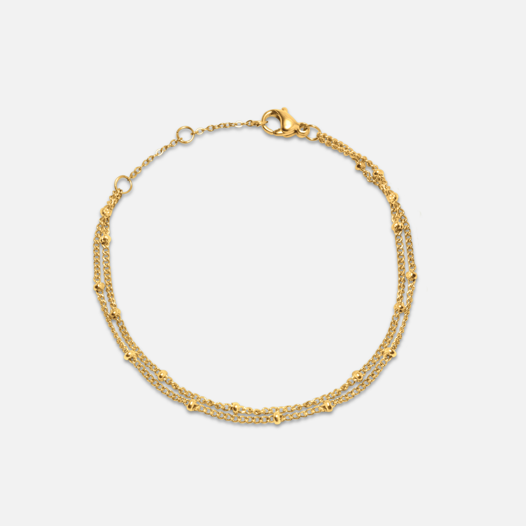 Chain Bracelet Two Layers