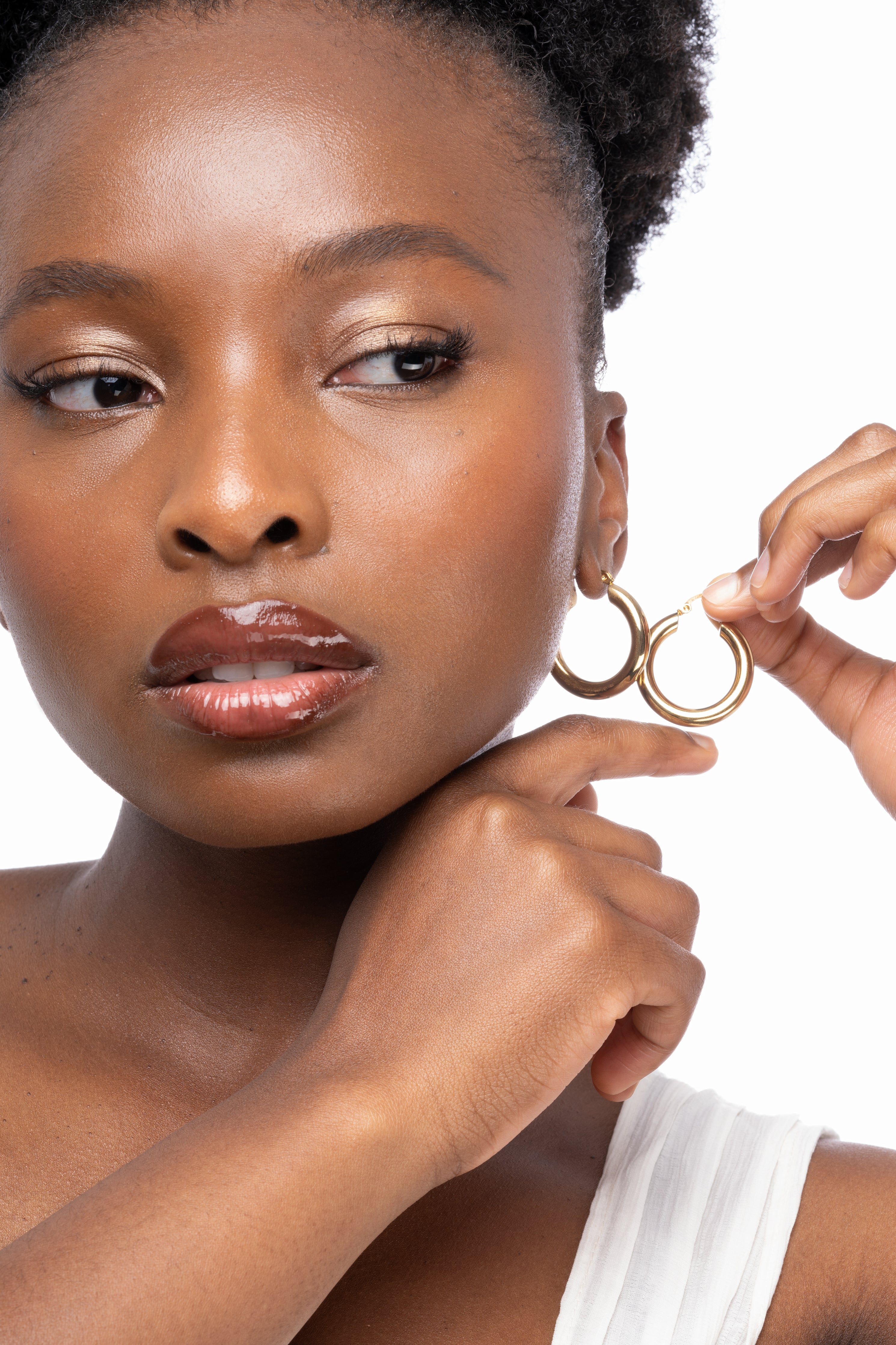 Bold Tube Hoop Earrings