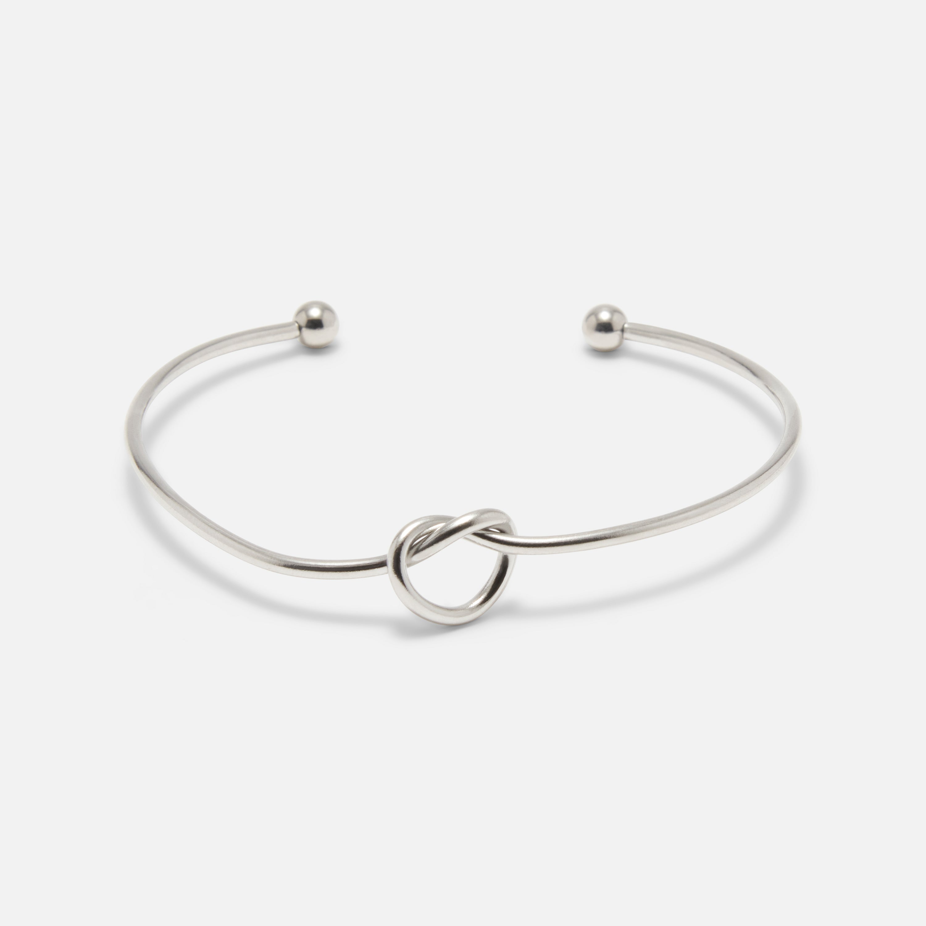 Node Silver Bracelet