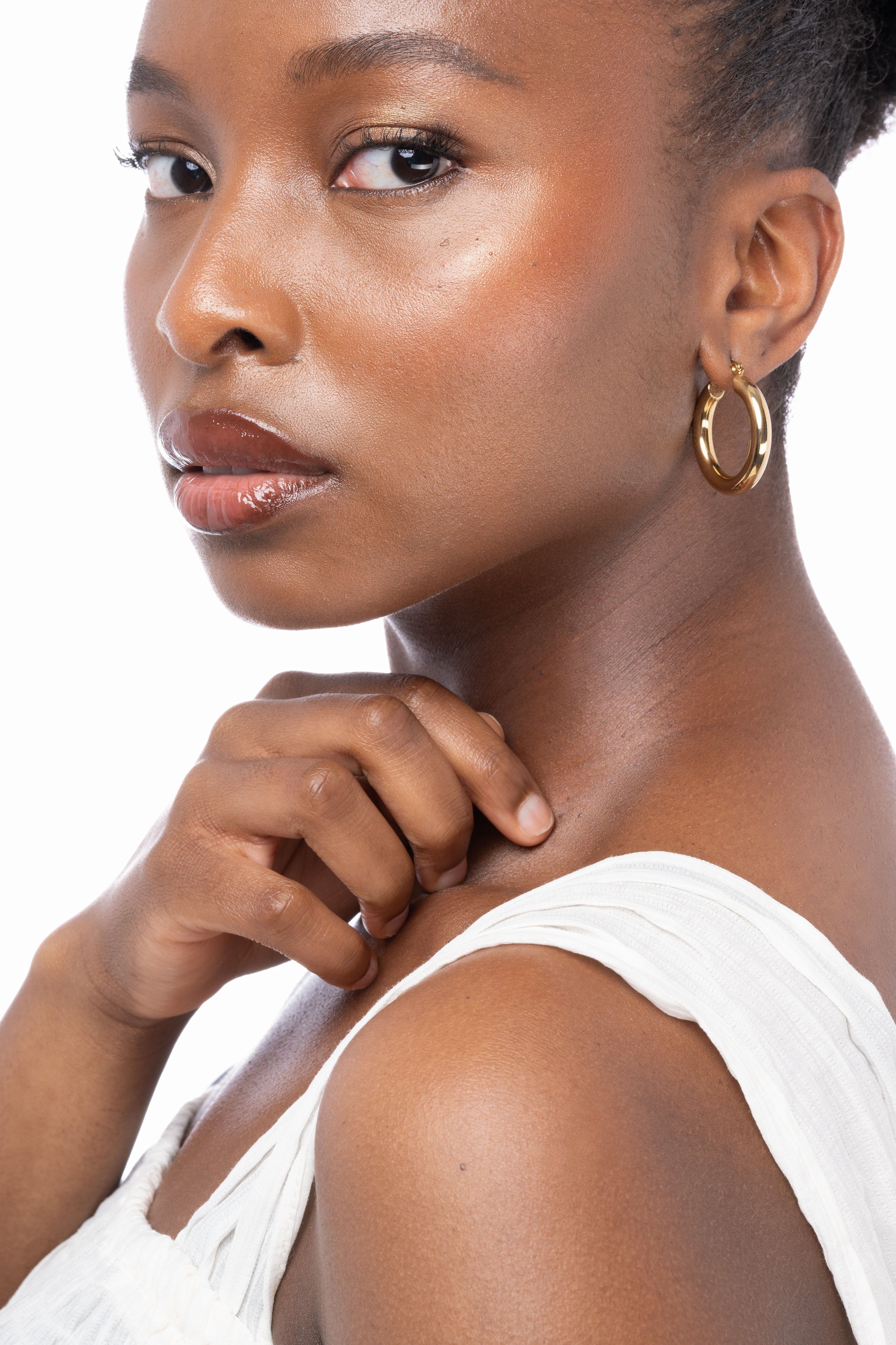 Bold Tube Hoop Earrings