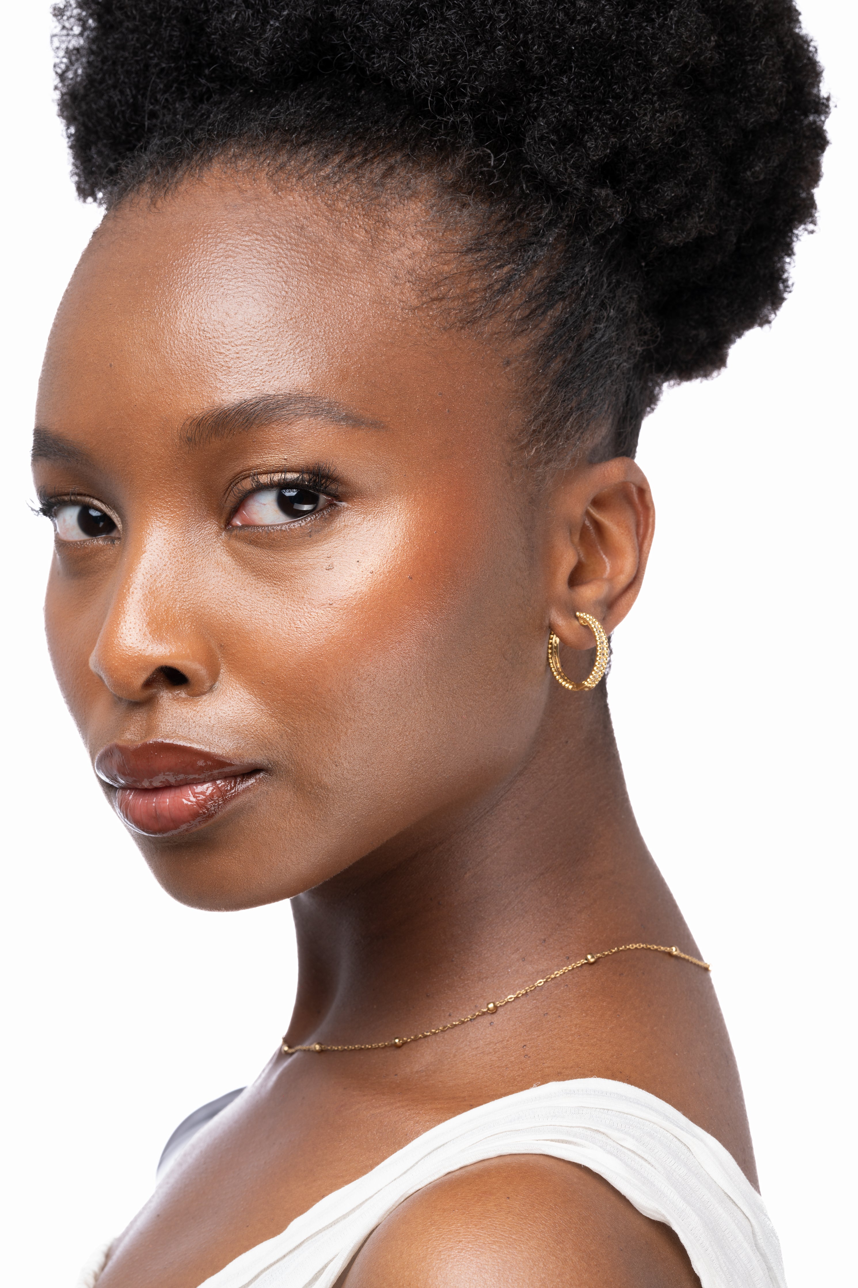 Circle Diamond Earrings